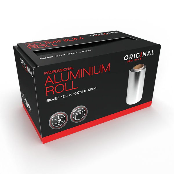 Professional OBB Aluminum Foil Roll 12µ Silver 10cmx100m kopen in Nederland