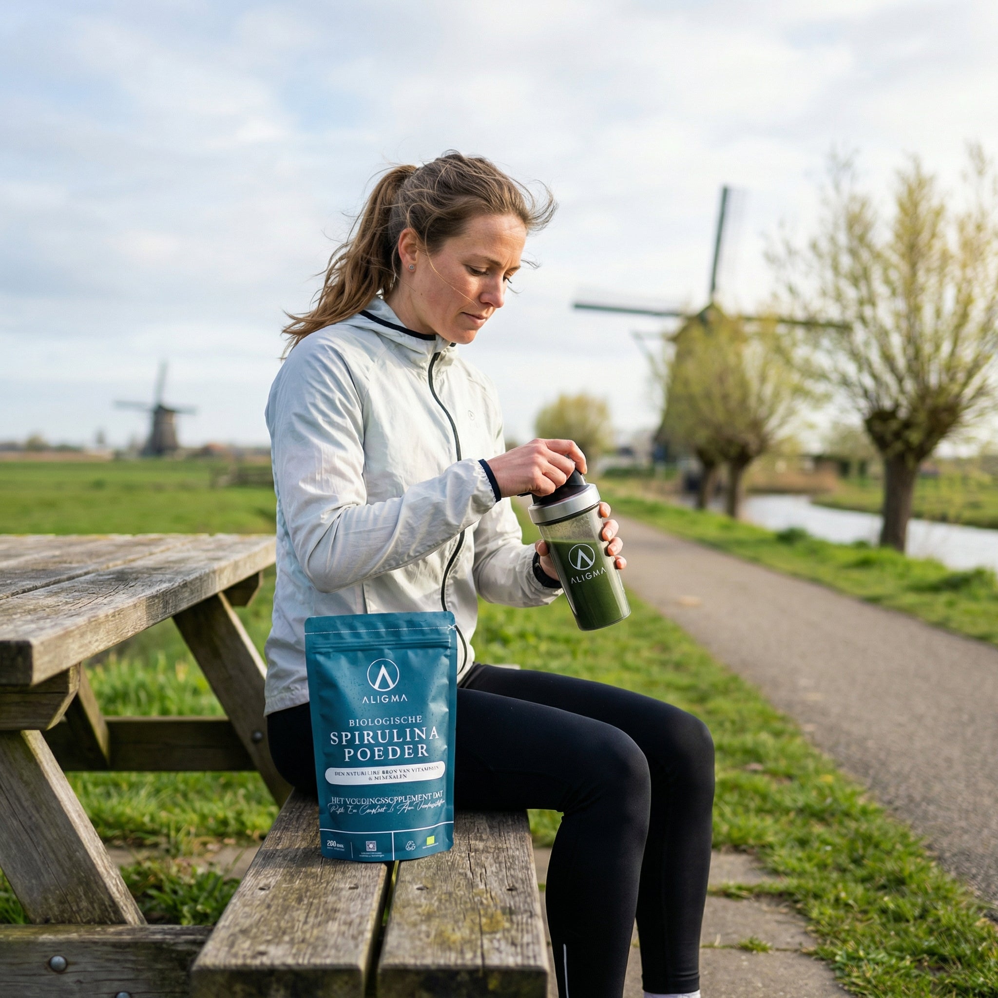 Biologische Spirulina poeder