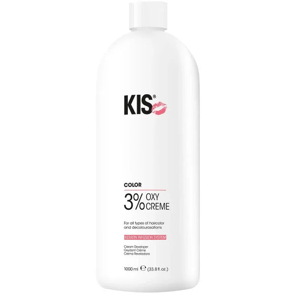Kis Oxycream 3 % est un peroxyde d’hydrogène de 1000 ml