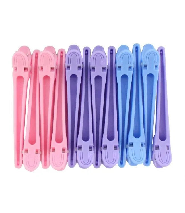 Sibel Hair Sectioning Clips 10 cm Assorted Divider Clips 12 pieces kopen in Nederland