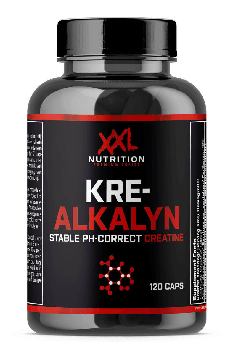 Kre-Alkalyn - 120 kapsler - XXL Ernæring - 100% Halal Cosmetica