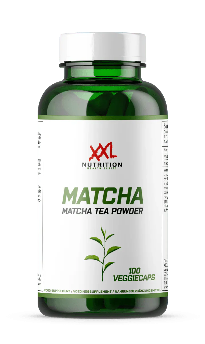 Matcha - Wegańskie - 100 Kapsułek - XXL Nutrition - 100% Halal Cosmetica