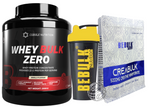 Megadeal 1 Pack : Protéine de lactosérum 2000g + Créatine + Shaker BeBulk - Afbeelding 1