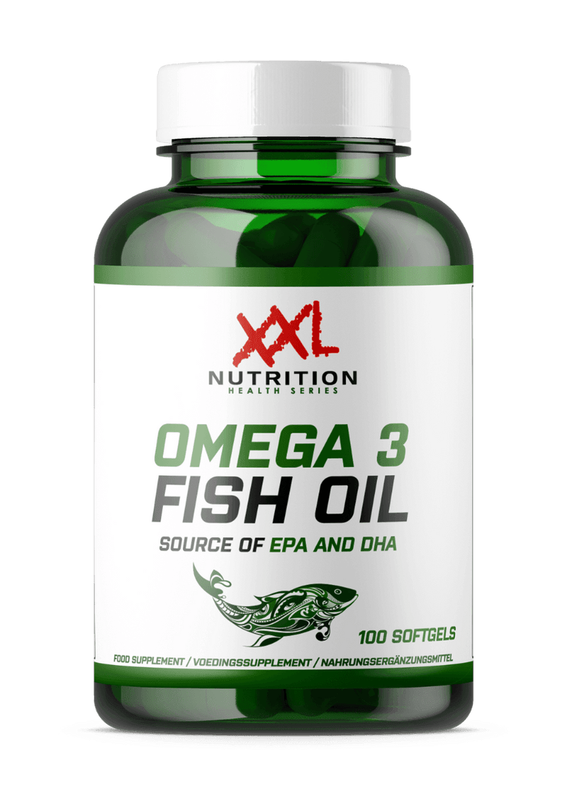 Olio di Pesce Omega 3 - 100 capsule molli - XXL Nutrition - 100% Halal Cosmetica