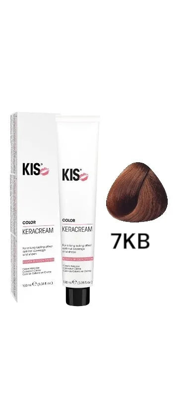 KIS 6KB - Dark Copper Blonde KeraCream Color Hair Dye 100ml. kopen in Nederland