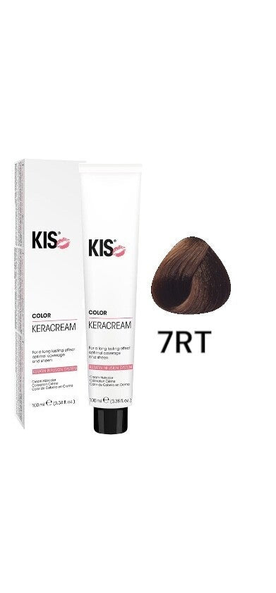 KIS 7.RT - Tabacco rosso medio KeraCream Color Tintura per capelli 100ml.