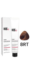 KIS 8.RT - Teinture pour cheveux KeraCream Color Tabac rouge clair 100 ml.