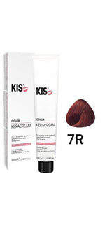 KIS 7R - Licht Rot KeraCream Color Haarfarbe 100ml. afbeelding 1