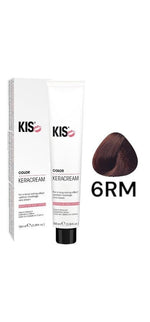 KIS 6.RM - Licht Roodmahonie KeraCream Color Haarverf 100ml. afbeelding 1