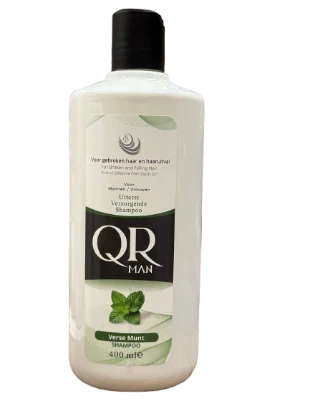 QR-MAN SHAMPOO VERSE MINZE 400 ML - 100% Halal Cosmetica
