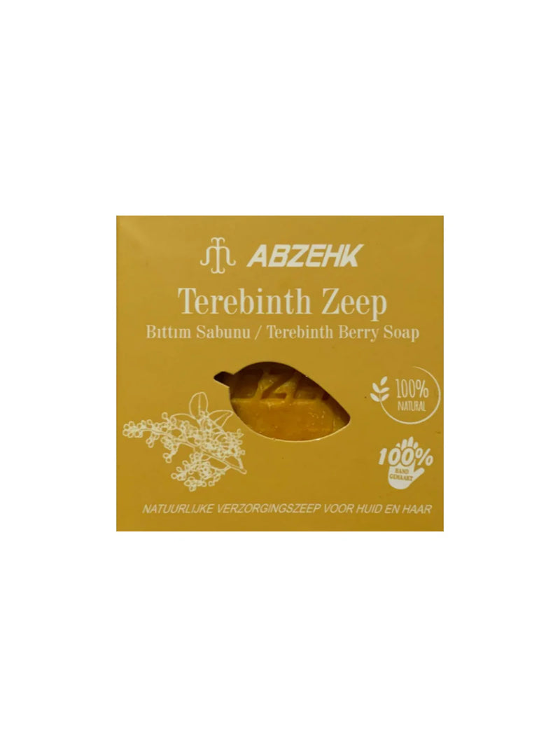 Abzehk Bio natuurlijk Handzeep Blokzeep Blonde Terebinth 125gr kopen in Nederland