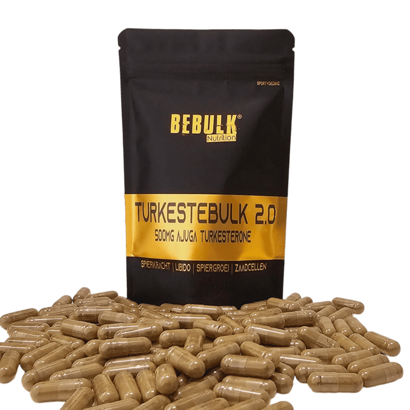 TurkesteBulk 2.0 - Turkesteron 1000mg 20% - BeBulk Nutrition - 100% Halal Cosmetica