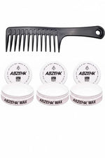 Abzehk Hair Styling black Gel wax 3 Stuks + Gratis Styling Kam afbeelding 1