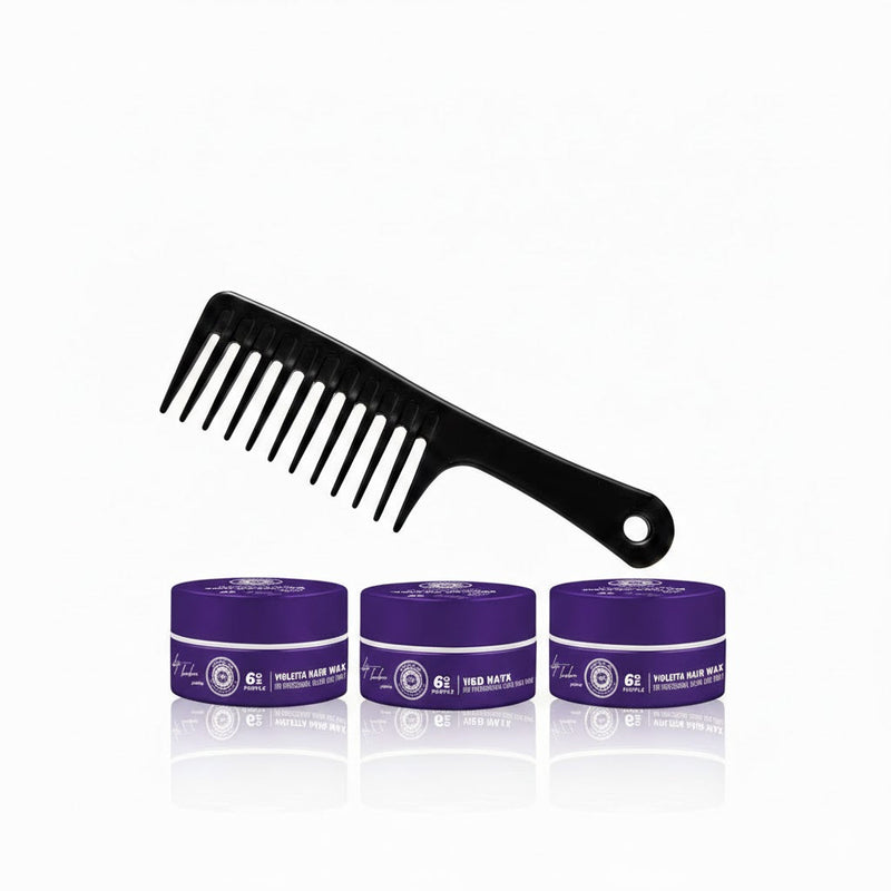 Ronuls Professionel hårstyling Violetta voks med stylingkam Fordelspakke 3x 150ml kopen in Nederland
