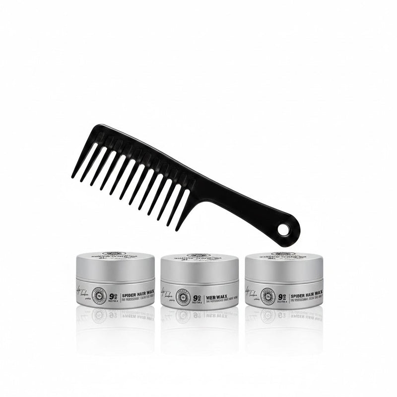 Ronuls Professionel hårstyling Spijder voks med stylingkam Fordelspakke 3x 150ml kopen in Nederland